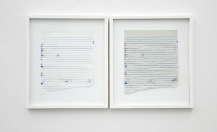 Dina Danish, ‘So I Got This Paper, and Then I copied Its Lines onto Another Paper, And Then I Made Mistakes, And Then I Copied The Mistakes Onto The Other Paper, And Then I Got A Ruler, And Then I Copied The Lines With The Ruler and Then… #3’, 2010