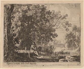 Herman van Swanevelt, ‘John the Baptist in the Wilderness’
