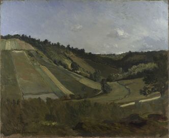 Philippe Rousseau, ‘A Valley’, about 1860