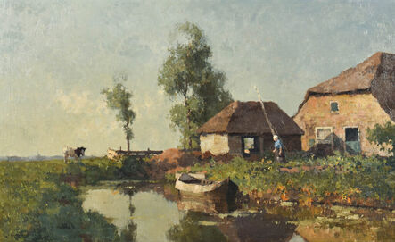 Cornelis van Vreedenburgh, ‘Waterfront Farmhouse’, 1919