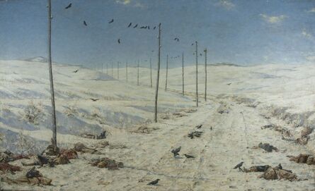 Vasily Vereshchagin, ‘The Road of the War Prisoners’, 1878-1879