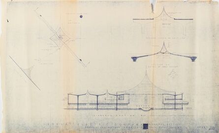 Frank Lloyd Wright, ‘Plans for the Lenkurt Electric Company, San Carlos, California (six works)’, 1957