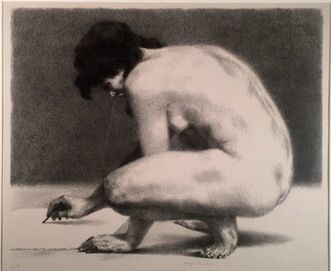 Joseph Hirsch, ‘NUDE DRAWING’, 1963