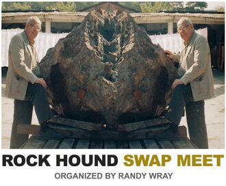 Rock Hound Swap Meet - organized by Randy Wray, installation view