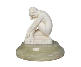 Ludwig Walther, ‘a carved ivory figure’, c.1930