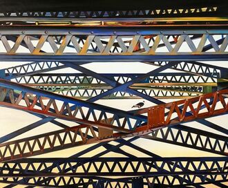 Allan Gorman, ‘Pigeon on a Rusty Girder’, 2018