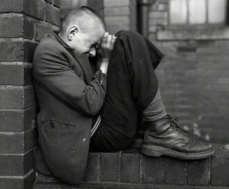 Chris Killip, ‘Youth on Wall, Jarrow, Tyneside, UK’, 1976