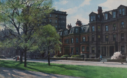 Aiden Lassell Ripley, ‘Commonwealth Avenue near Arlington Street, Boston’, 20th Century