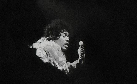 Elaine Mayes, ‘Jimi with Feathers’, 1967-printed 2012
