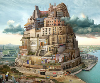 Emily Allchurch, ‘London Babel (after Breugel)’, 2015