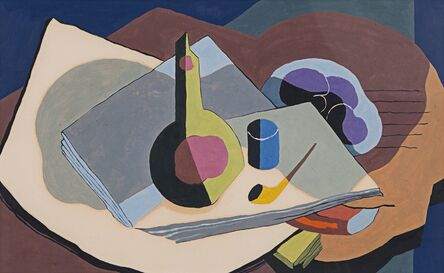 Kenneth Stubbs, ‘Still Life with Pipe and Bottle’, 1934