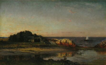 Winckworth Allan Gay, ‘Sailing off the Seashore, Cohasset, Massachusetts’, 1872