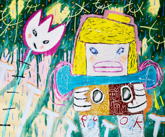 Adam Handler, ‘Western Girl with Giant Tulip’, 2020