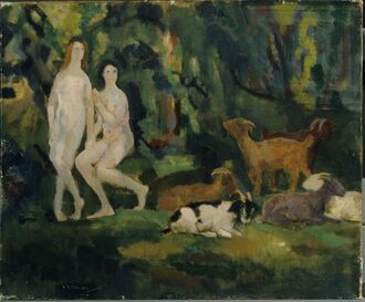 Arthur Bowen Davies, ‘Dew Drops’, Date unknown