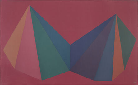 Sol LeWitt, ‘Two Asymmetrical Pyramids: Plate 1 (K. 1986.04)’, 1986