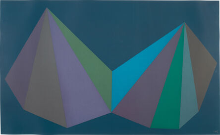Sol LeWitt, ‘Two Asymmetrical Pyramids: Plate 3 (K. 1986.04)’, 1986