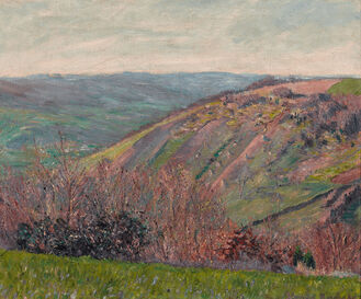 Blanche Hoschedé-Monet, ‘Paysage Vallonné dans les Environs de Giverny’, ca. 1890