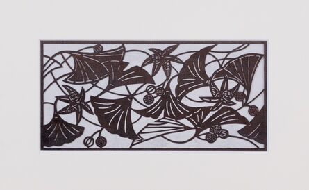 Unknown Artist, ‘Ise katagami (stencil) ginko pattern, Japanese, Showa period’, ca. 1960