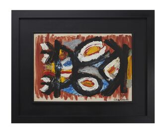 Jilali Gharbaoui, ‘Composition’, 1969