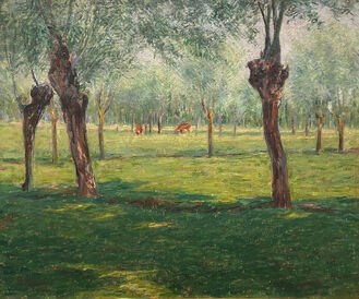 John Leslie Breck, ‘Field with Dappled Sunlight, Giverny, France’, ca. 1888