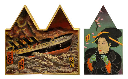 Masami Teraoka, ‘Unsinkable Unthinkable Titanic’s Last Breath’, 2022