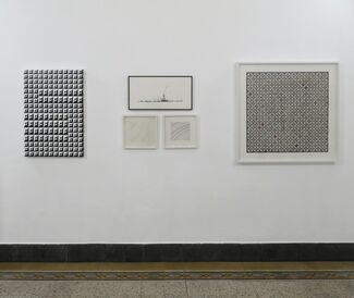 Black and White With a Splash, installation view