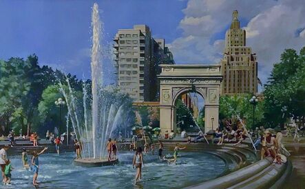 Robert Neffson, ‘Study for Washington Square Park’, 2012