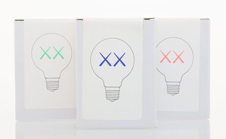 KAWS, ‘Light Bulb Set for The Standard (Red, Purple, and Green)’, 2011