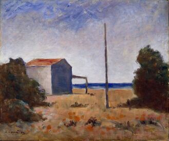 Carlo Carrà, ‘Marina con palo’, 1951