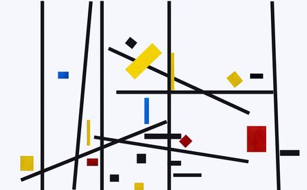 José Manuel Ballester, ‘Variaciones a partir de Mondrian 8 ’, 2013