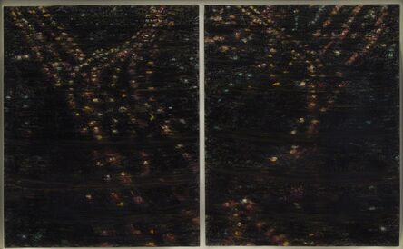 Yvonne Jacquette, ‘Queens Lights at Night’, 1980