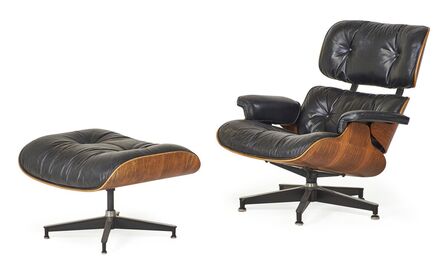 Charles Eames, ‘Lounge chair and ottoman (no. 670 and 671)’, 1970s