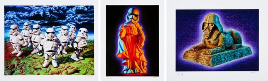 Grin Guard, Vader Sphinx, Stormtrooper Messiah (set of 3)