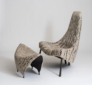 Rapa Series: Stella & Maris, Contemporary Handmade Armchair & Matching Ottoman