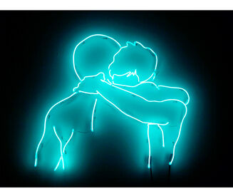 Hernán Marina, ‘Abrazo (turquesa)’, 2012/2024