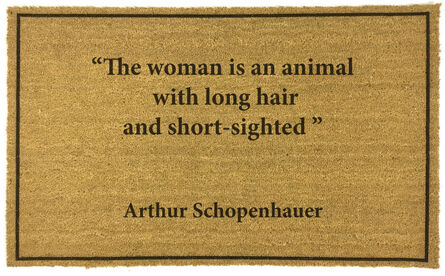Eugenio Merino, ‘Doormats - Arthur Schopenhauer’, 2020
