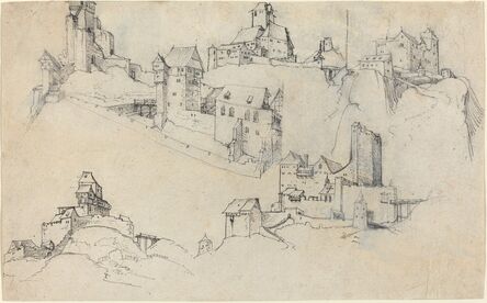 Augustin Hirschvogel, ‘Hilltop Castles’, ca. 1546