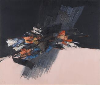 Yvette Achkar, ‘Composition in black and pink’, 1987