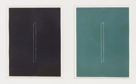 Fred Sandback, ‘Untitled from Twenty-two constructions from 1967 (Jahn 128)’, 1986