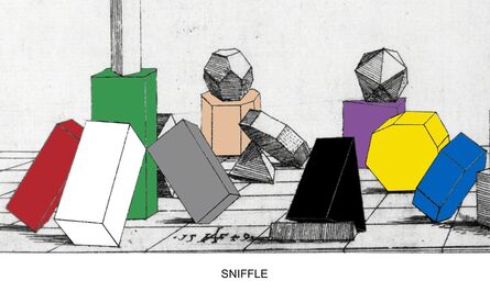 John Baldessari, ‘Engravings with Sounds: Sniffle’, 2015