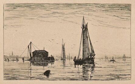 Frank Weston Benson, ‘Salem Harbor’, 1882