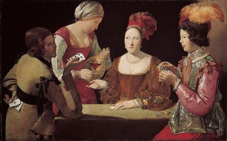 Georges de La Tour, ‘The Cheat with the Ace of Clubs’, 1630-1634