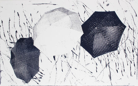 Nate Lowman, ‘Untitled (Umbrellas)’, 2012