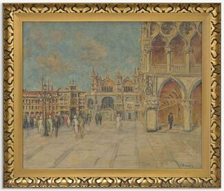 Georg Brandes, ‘View of St. Mark's Square and Doge's Palace in Venice’, Early 20th Century