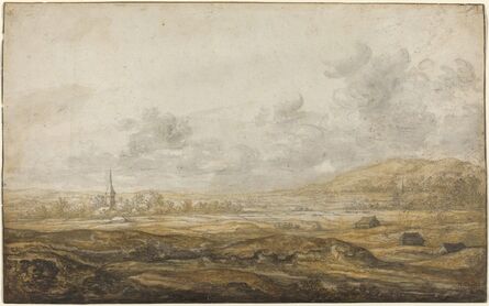 Aelbert Cuyp, ‘Panoramic Landscape along the Rhine’, 1640s