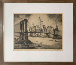 Nat Lowell, ‘Brooklyn Bridge’, 1937