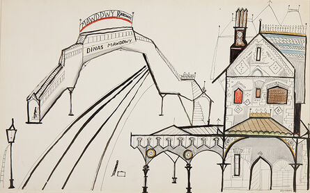 Saul Steinberg, ‘Railway’, 1952