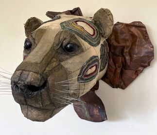 Gin Stone, ‘Lion Head wall sculpture: 'Penicillium Chrysogeum Pantherinae'’, 2023