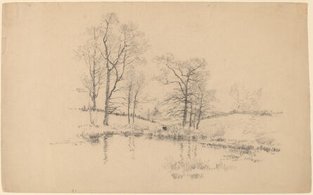 Charles Frederick William Mielatz, ‘Meadow Pond, New York’