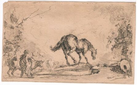 Stefano Della Bella, ‘Free Horse, from "Diversi capricci"’, ca. 1650